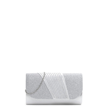 Клатч TAS Amalia Плісе 34322 Сріблястий