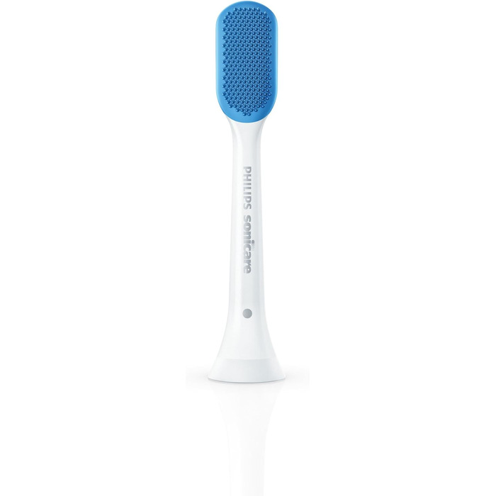 Оригінальні щітки Philips Sonicare TongueCare HX8072/80, насадка для чищення язика, упаковка з 2 шт. , стандартна, біла