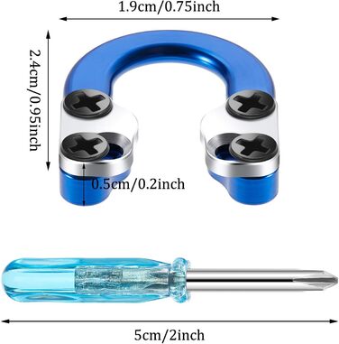Набір D-петель Mudder для складного лука (3 шт.) — металеві D-петлі + 3 викрутки
