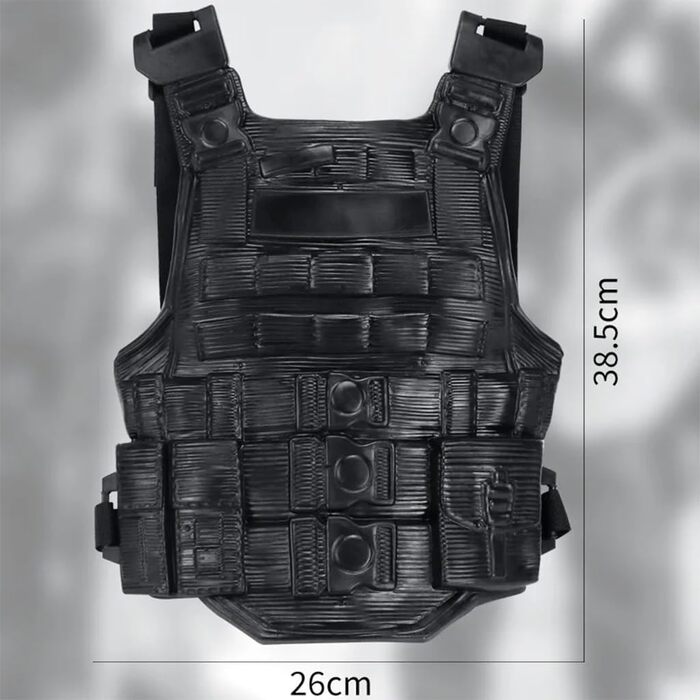 Тактичний комплект шолома та захисного жилета для дітей з ліхтариком, багатофункціональне бойове спорядження для косплею, страйкболу та ігор на свіжому повітрі, чорний