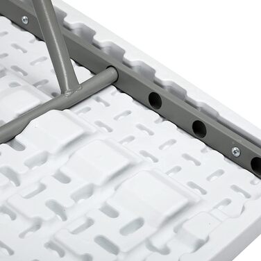 Складаний стіл Невеликий кемпінговий стіл Складаний стіл 2,5 фута/76x50 см Портативний садовий стіл Балконний стіл Складаний стіл Обідній стіл для кухні Барбекю Кейтеринг Вечірка, Білий стіл 76 см * 50 см