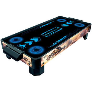 Настільна гра для аерохокею з вентилятором та двигуном для 2 гравців віком від 6 років Настільна гра для аерохокею, включаючи 4 шт. овхачі та 4 шайби 51 x 102 x 20,5 см