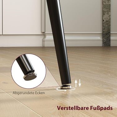 Розсувний прямокутний обідній стіл HOMCOM для 6-8 осіб з дерев&39яним виглядом, розсувними поручнями та замками, обідній стіл, сірий, 120-160 см, сірий 160Д x 75Ш x 77В см