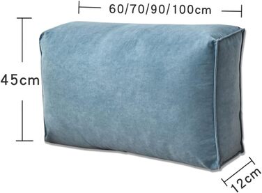 Розкішна спинка дивана, подушка для підтримки спини, подушка для читання на дивані, велика нічна подушка та подушка для спини, подушка для підтримки попереку, знімний чохол