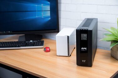 Резервний ДБЖ APC by Schneider Electric PRO - BR650MI - ДБЖ 650 ВА Живлення - модель MI (6 розеток IEC, виходи IEC - IEC, РК-інтерфейс, 1 ГБ захисту лінії передачі даних) Потужність 650 ВА - модель MI IEC - IEC - IEC - Виходи живлення одинарні