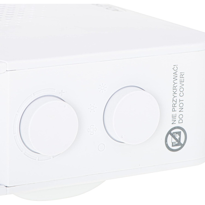 Вентилятор-обігрівач з термостатом, функцією обдування, захистом від перегріву, 2 режими нагріву, білий, 7725w Thermofan 2000W