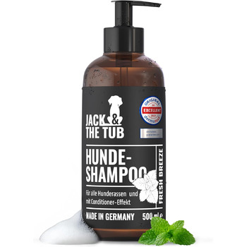 Шампунь для собак Jack & the Tub 500 мл Fresh Breeze - Black Edition, шампунь для собак з кондиціонером та свіжим ароматом