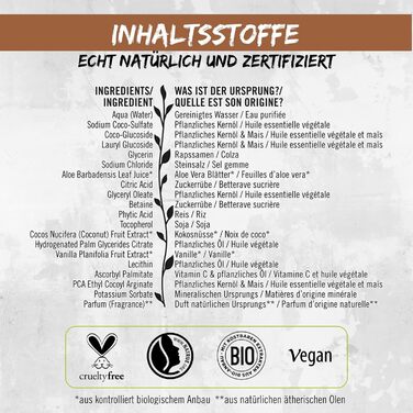 Гель для душу SANTE Naturkosmetik Family, 950 мл, Кокос та Алое