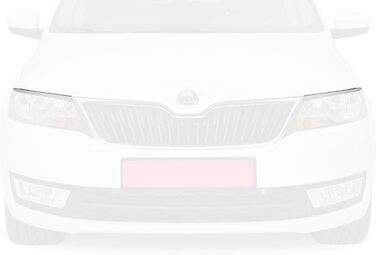 Автомобільні чохли для фар, сумісні з/замінені для Skoda Rapid SB188