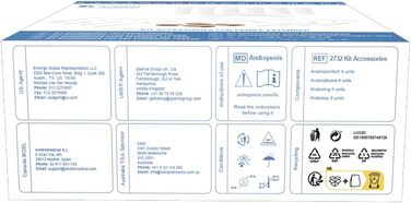 Аксесуари Androkit від Andromedical, запасні частини для андропенісу та андропеїронії