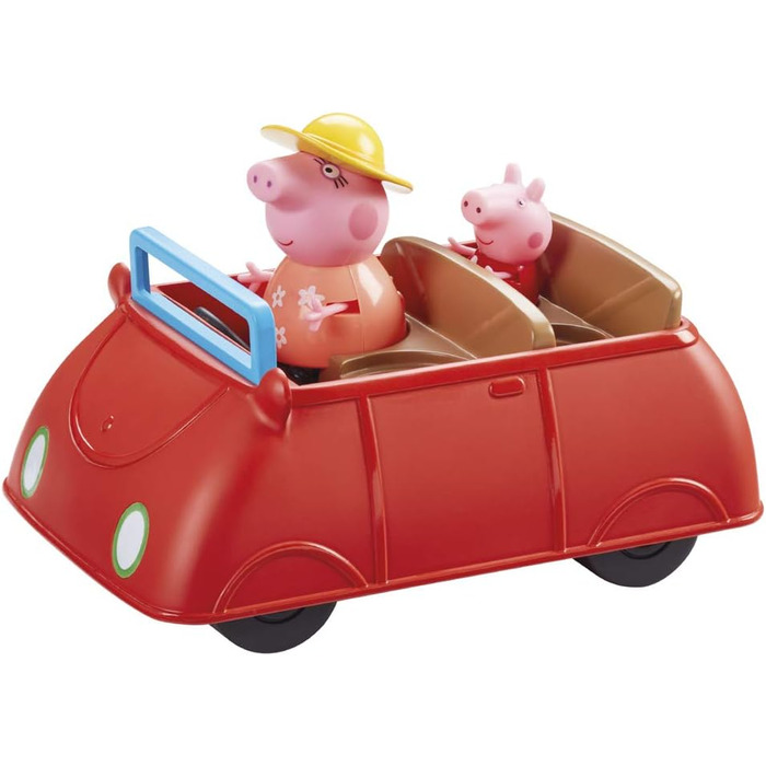 Ігровий набір Peppa Pig, Великий червоний автомобіль з фігурками та пікніком