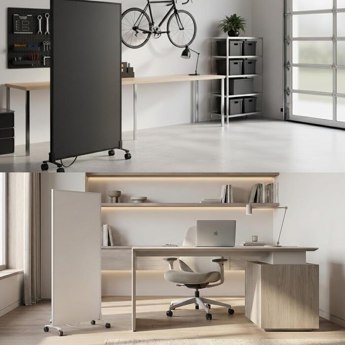 Універсальні підставки BR Bringer 2 шт. для інфрачервоних обігрівачів - Міцні підставки для окремого використання електричних обігрівачів - для різних марок та моделей - німецький якісний бренд (чорний)