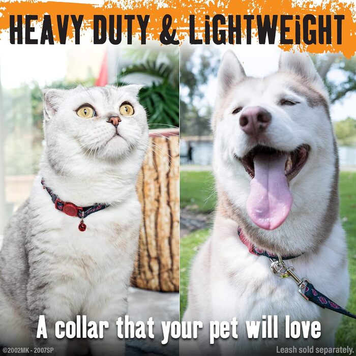 Нашийник для собак Наруто великого, середнього та маленького розмірів (включаючи для цуценят XS), натхненний мантією Акацукі, регульований нашийник для костюму Ітачі (великий розмір, 40-66 см)