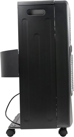 Гібридний газово-електричний обігрівач потужністю 4200 Вт, включаючи комплект регулятора тиску газу використання всередині та зовні приміщень (газовий обігрівач тільки на вулиці) променевий обігрівач для балонів з бутаном та пропаном до 11 кг електричне п