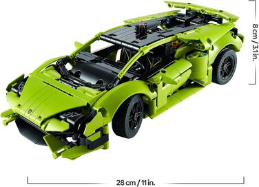 Модель іграшкової машинки, Набір для будівництва гоночних автомобілів для дітей, хлопчиків, дівчаток та шанувальників автоспорту, Колекційний автомобіль у подарунок (один), 42161 Technic Lamborghini Huracn Tecnica