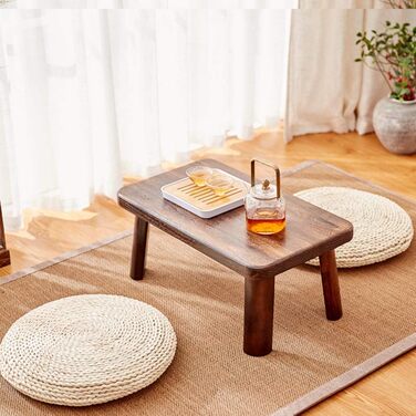 Кругла солом'яна подушка для медитації Futon Boho Tatami Cushion Шовкова подушка Килимок для підлоги