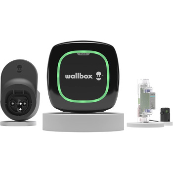 Зарядний пристрій для електромобіля, лічильник електроенергії та док-станція) 7,4 кВт, 5 м, T2 чорний