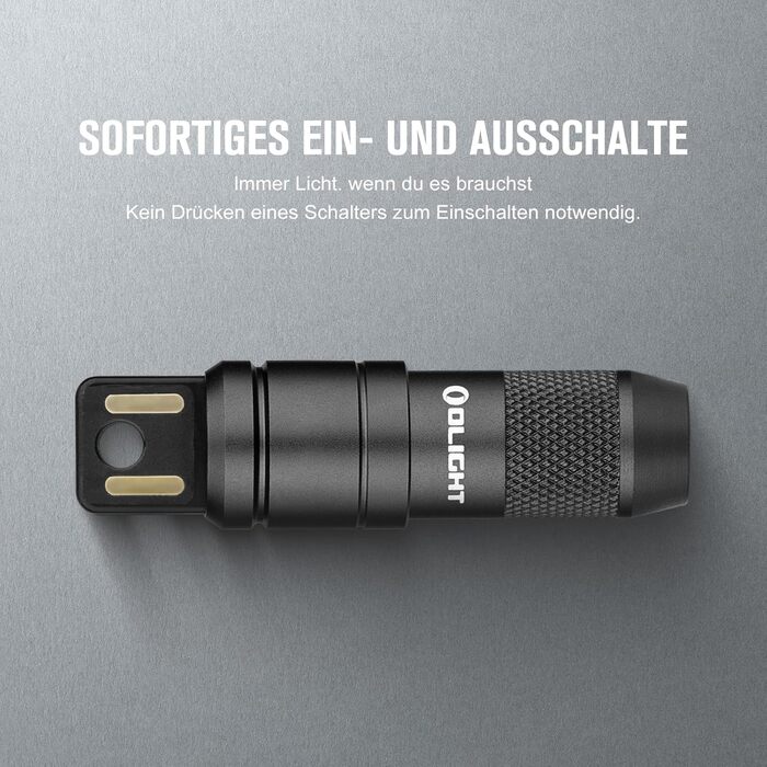 Міні-світлодіодний USB-ліхтарик-брелок з магнітною основою, 50LM 19.5g EOS брелок для ключів, ручний ліхтарик, IPX6 маленький ліхтарик для кемпінгу, відпочинку на природі, надзвичайних ситуацій, чорний 1, 2