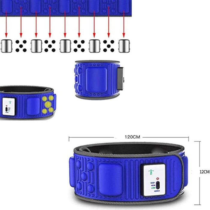 Масажний пояс, Електричний пояс для схуднення, Пояс для спалювання жиру, Спалювач жиру на животі, Схуднення, Вібраційна форма тіла, Схуднення, Вправи, Масаж, Пояс для фітнесу