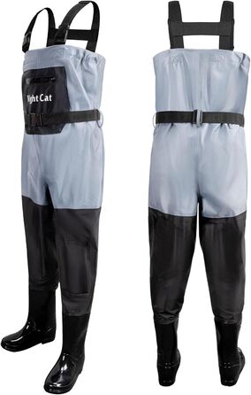 Дитячі вейдерси Night Cat з чобітьми, водонепроникні, дихаючі, для перехресного плавання, сині, вік 4-5 років