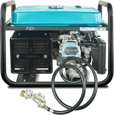 Гібридний бензиновий LPG 4-тактний генератор, аварійний генератор 7500 Вт, генератор 1х16А 1х32А з автоматичним регулятором напруг