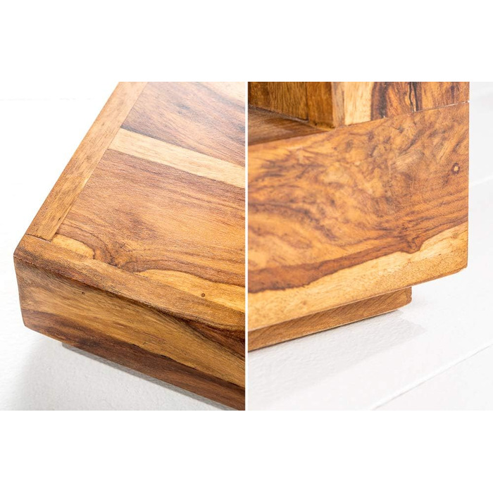 Журнальний столик з масиву твердої деревини Гігантський стіл з оздобленням з каменю шишам Дерев&39яний стіл Приставний столик Вітальня