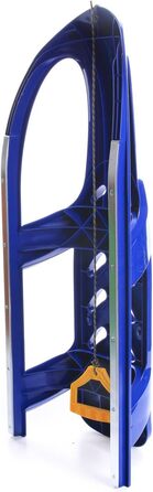 Невідомі санки Дитячі санки з пластикового троса з металевими полозами Bullet 3 кольори (сині)