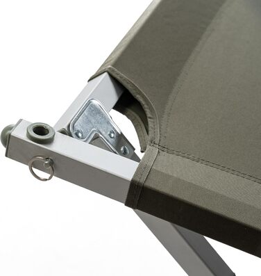 Польове ліжко Mil-Tec US Gen. II з алюмінієвим каркасом (210x70x42 см) Складане, в комплекті сумка для перенесення Складане ліжко для кемпінгу на відкритому повітрі Може використовуватися як армійський намет, кемпінгове розкладачка, гостьове ліжко або ава