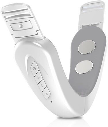 Електричний V вимірювач краси обличчя, масажер для обличчя EMS, пристрій для формування обличчя V, масажер для обличчя проти подвійного підборіддя, масажер для формування обличчя V, пристрій для підтяжки обличчя V, тренажер для підборіддя електричний