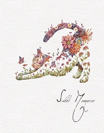 Фотоальбом UFO 10x15x200 PP-46200 Flower cat  (7112449)