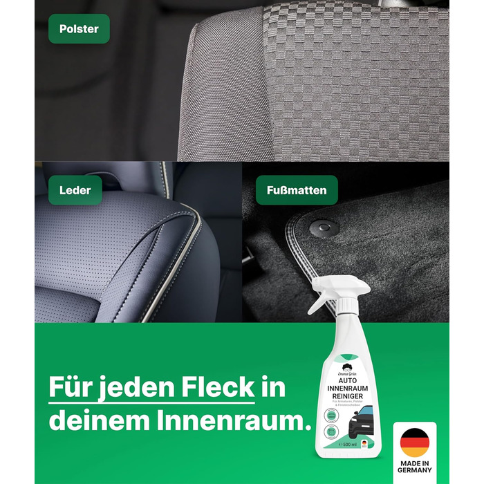 Набір засобів для чищення салону автомобіля 500 мл щітка та тканина з мікрофібри - Засіб для чищення салону автомобіля Cockpit Car