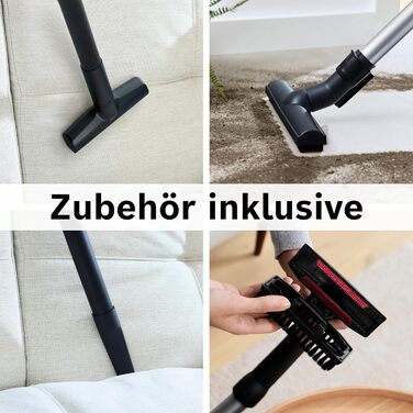 Безмішковий пилосос Bosch серії 6 BGC4SIL, пилосос, ідеально підходить для алергіків, гігієнічний фільтр, для паркету, килима, пли