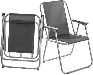 Кемпінгове крісло Складане крісло Комплект з 2 предметів Рибальське крісло для рибалки Директор Пляжне крісло Складане Відкрите