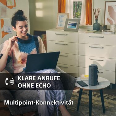 Портативна бездротова Bluetooth-колонка з широким звучанням і ремінцем для перенесення - водонепроникна, ударостійка, 16 годин роб