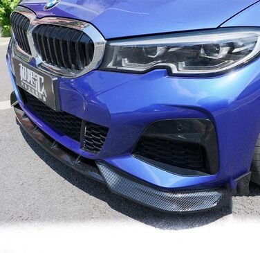 Передній губний спойлер Передній спойлер для BMW G20 G21 G28 3 Серія 2019 2020 2021 2022 Автомобільний передній бампер Розщеплювач штока Губний спойлер Обвіс Захисні аксесуари, 3 шт.