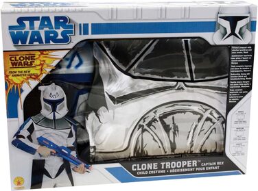 Оригінальний ліцензійний дитячий костюм Trooper Clonetrooper капітана Рекса Clonewars Star Wars у розмірі Clonetrooper. 128 - 140