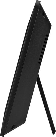 Настінний годинник TFA Dostmann цифровий, 60.4519.01, радіокерований годинник з температурою в приміщенні, днем тижня (8 мов), дат