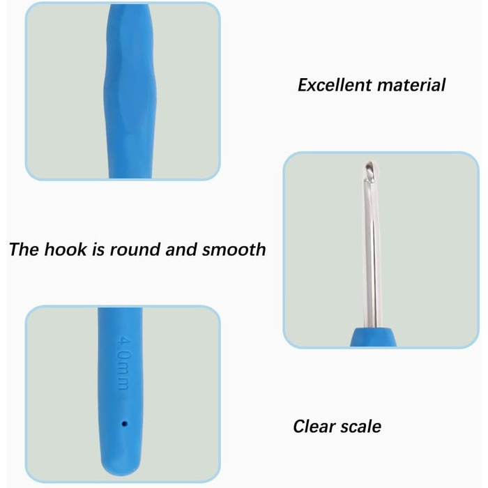 Набір гачків для в&39язання, 3 різнокольорові алюмінієві спиці, туніський гачок для в&39язання, для початківців або професіоналів