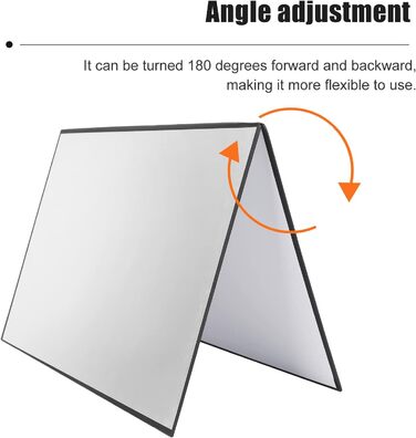 Картон, відбивач світла 3 в 1 Карта-рефлектор для фотографій Розмір A3 Складний рефлектор Картонна коробка Аксесуари для фотографії (сріблястий, білий і чорний)