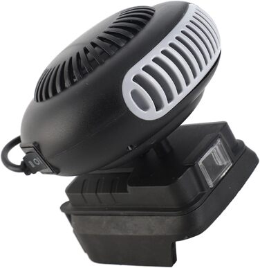 Невеликий обігрівач на батарейках, тиха робота, портативний для BL1815 BL1820 BL1530 BL1840 BL1850 BL1860, підходить для невеликих приміщень, 2 режими температури, 170 Вт