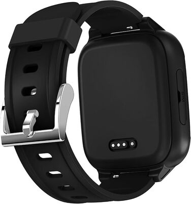 Дитячий телефон-годинник (із SIM-карткою) 4G, дзвінки, повідомлення, шкільний режим, функція SOS, GPS, камера, крокомір - вкл. безкоштовний 3-місячний контракт (ЧОРНИЙ)