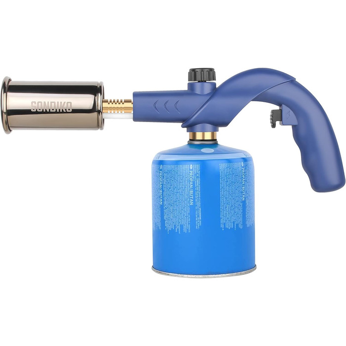 Потужний кухонний пропановий пальник Sondiko LMT905, пістолет-гриль, вогнеметний пістолет, стартер для багаття, запальничка для ву