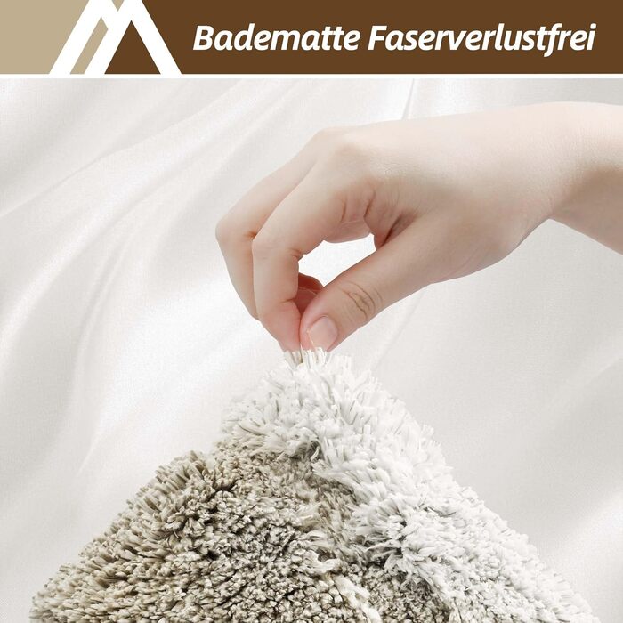 Килимок для ванної COSY HOMEER 60 x 90 см, м&39який нековзний килимок для ванної, що миється, килимок для ванної кімнати та душу, бежевий 60 x 90 см (прямокутний)