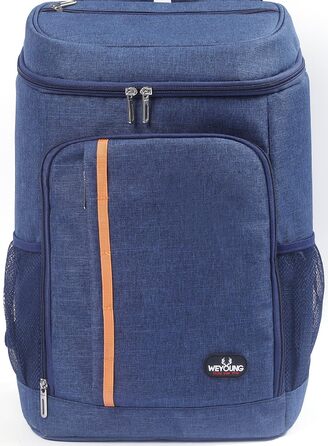 Рюкзак-холодильник 28 л, сумка-холодильник, сумка для пікніка, велика ізольована сумка-холодильник для чоловіків та жінок для пляжу/пікніка/кемпінгу/барбекю/барбекю/пішохідного туризму (синій)