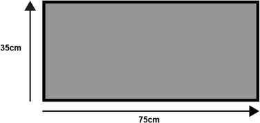 Килимок для дверей Raven Black, для використання всередині та зовні приміщень, можна прати, чорний (35x75 см) 40 x 60 см (прямокутний)