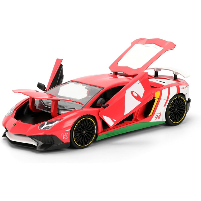 Іграшковий набір Jada Toys Sonic Lamborghini Aventador SV (19 см) та фігурка Наклз (7 см) металева модель авто з відкриваючими деталями для дітей від 8 років