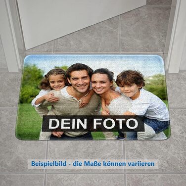 Килимок для дверей Print Royal Custom - Друкуйте власне фото, логотип та текст - нековзний, з обробленими краями, 70 x 50 см Персоналізований подарунок 70x50