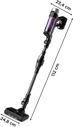 Акумуляторний пилосос Rowenta RH2038 X-Force Flex 9.60 для алергіків 100 Вт повітря знімний акумулятор до 45 хв. роботи компактний