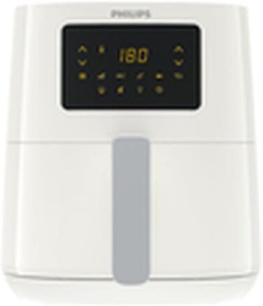 Мультипіч Philips Essentiale Compact Digital HD9252/00, безмасляна фритюрниця, 0,8 кг, технологія Rapid Air, 7 передоплат, білий