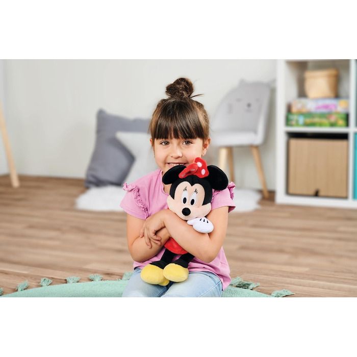 М'яка іграшка Disney Мінні Маус, 25 см, у червоній сукні, для немовлят з перших місяців життя, 6315870226 -